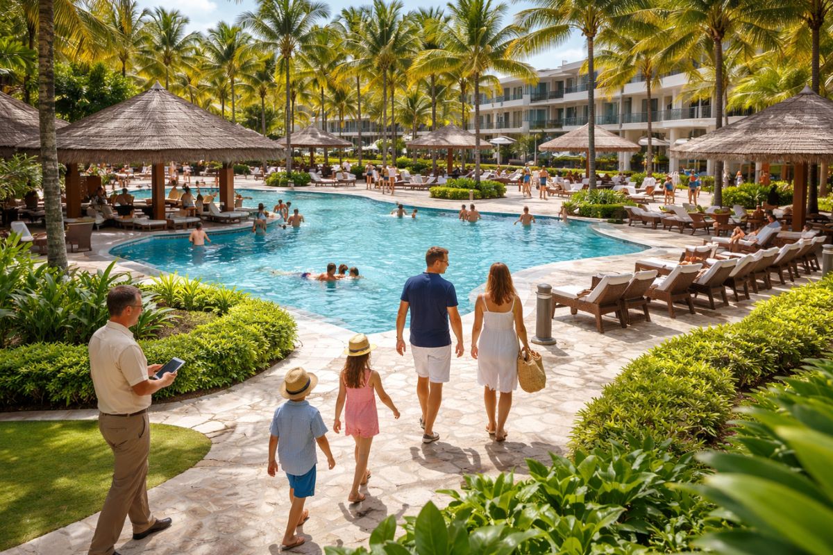 benefícios do sistema para day use: família curtindo o day use