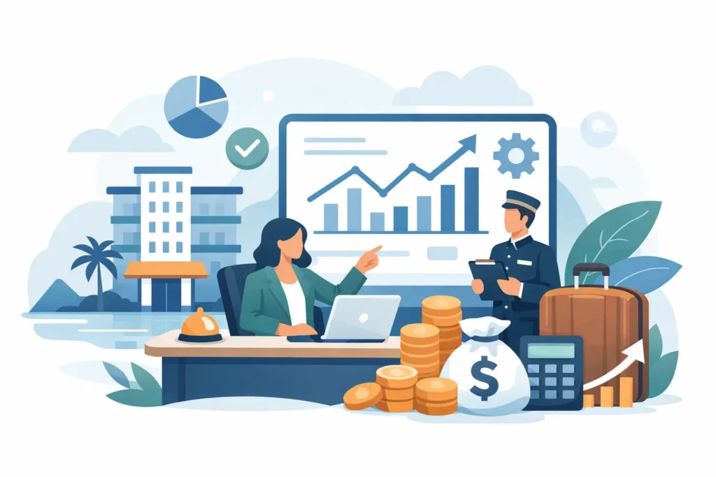 Gestão financeira hoteleira sem complicação