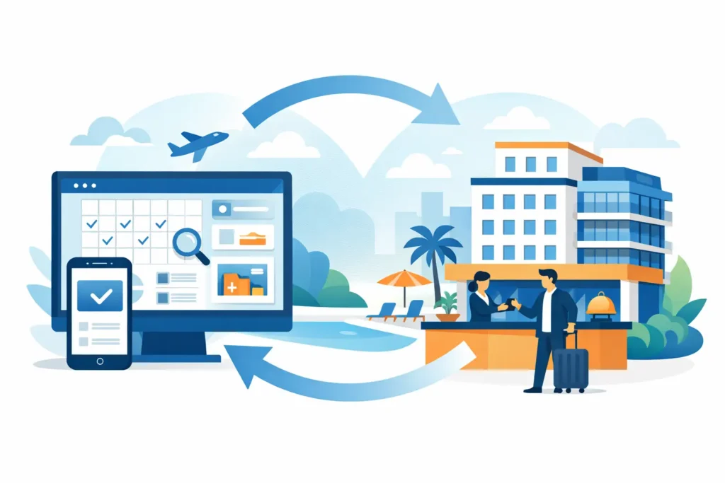 Integração Booking e hotel sem retrabalho