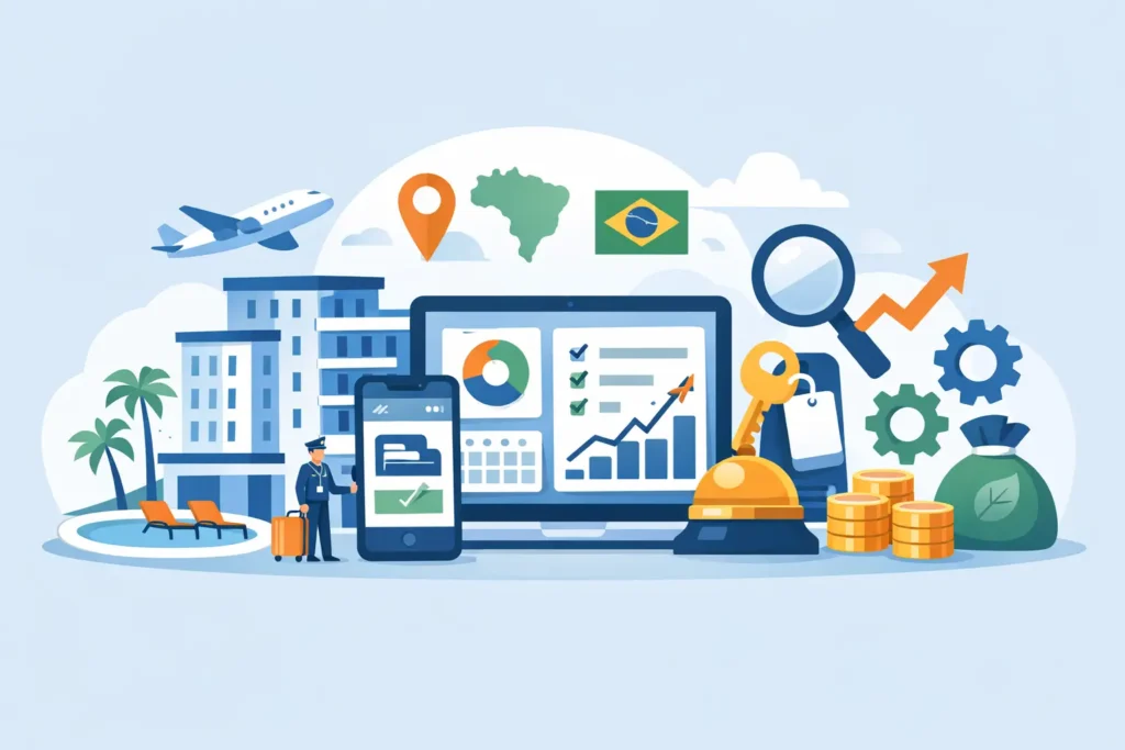 7 melhores ferramentas para hotelaria no Brasil